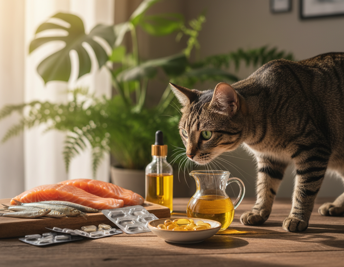 Omega-3 mastné kyseliny pre mačky – Všetko, čo o tom potrebuješ vedieť!