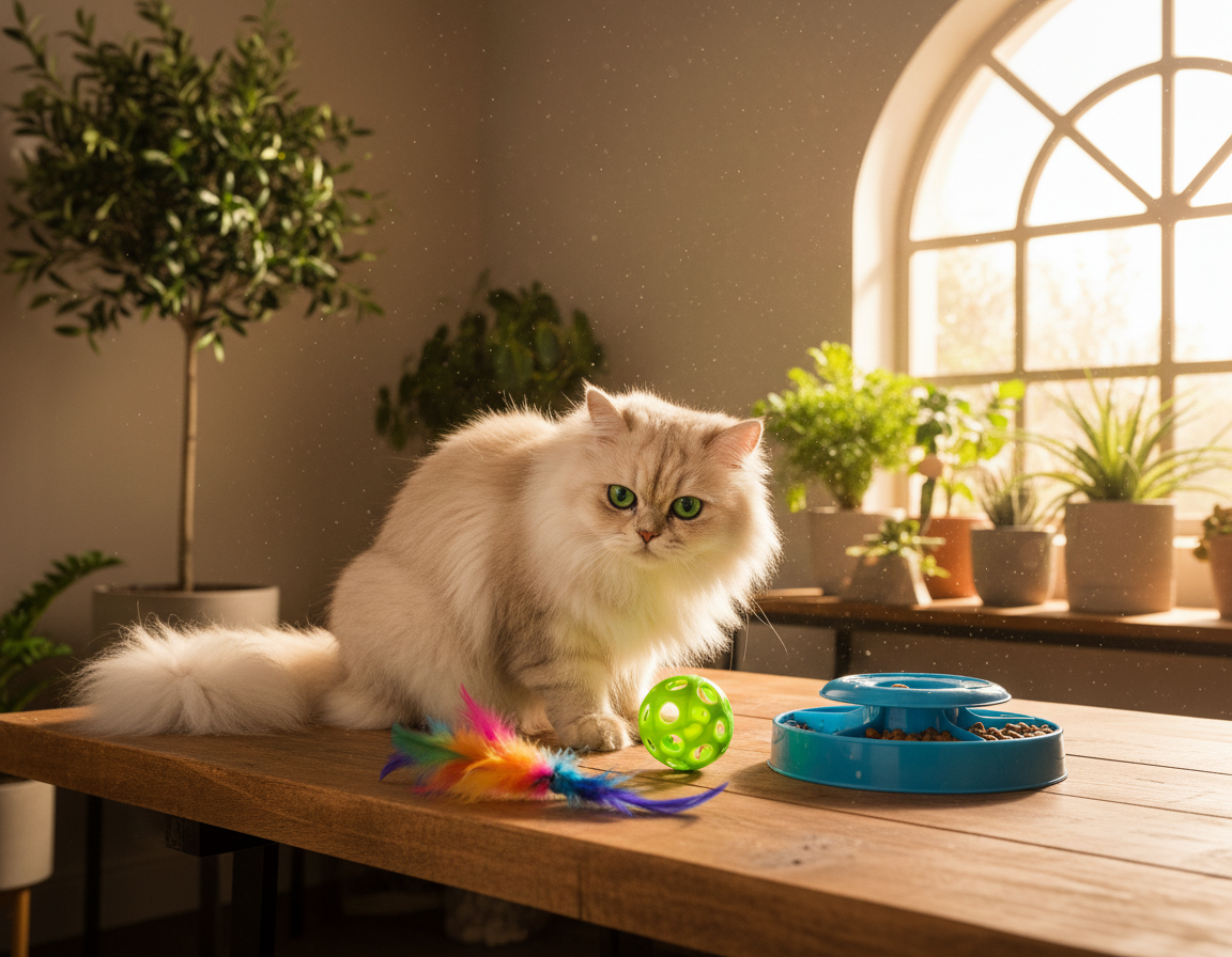 podpora zvedavosti mačky