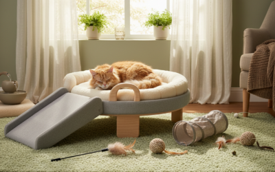 Mačací blog 22 Pohybové potreby staršej mačky – Všetko, čo o tom potrebuješ vedieť!