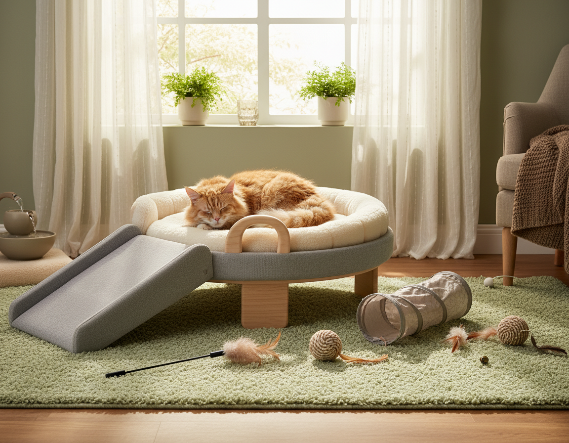 pohybove-potreby-starsej-macky pohybové potreby staršej mačky