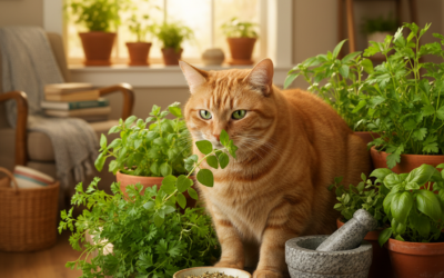 Mačací blog 21 Posilnenie imunity mačky bylinkami – Všetko, čo o tom potrebuješ vedieť!