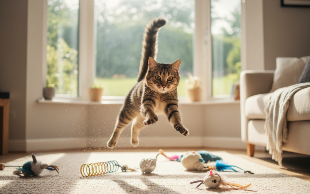 Potreba mačky po pohybe – Všetko, čo o tom potrebuješ vedieť!