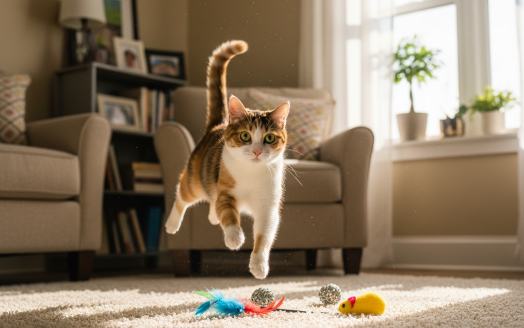 Potreba pohybu u mačky – Všetko, čo o tom potrebuješ vedieť!