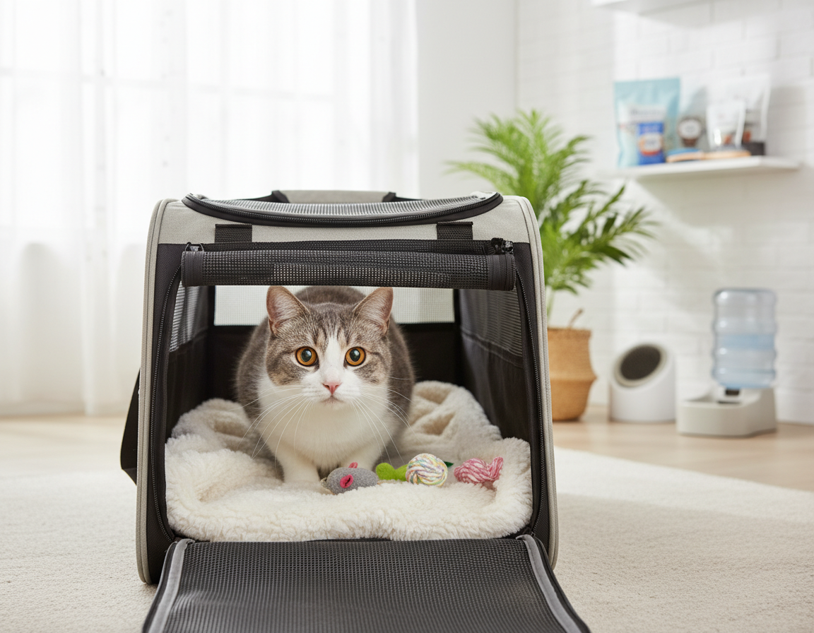 pouzivanie-prepravky-u-macky používanie prepravky u mačky