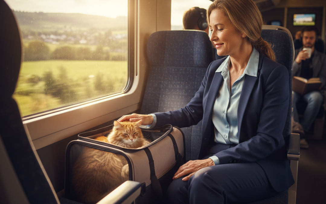 Pravidlá cestovania vlakom s mačkou – Všetko, čo o tom potrebuješ vedieť!
