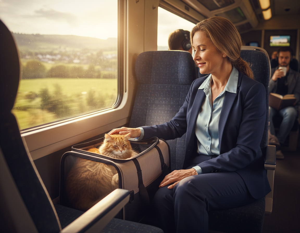 pravidla-cestovania-vlakom-s-mackou pravidlá cestovania vlakom s mačkou