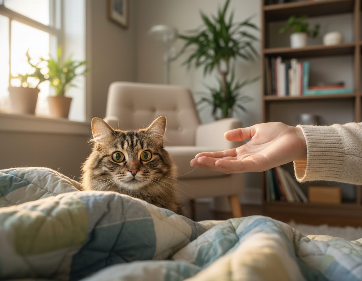 prekonávanie strachu u mačiek