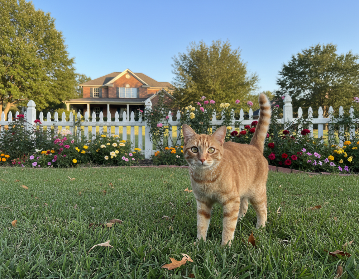 priestorová orientácia mačky