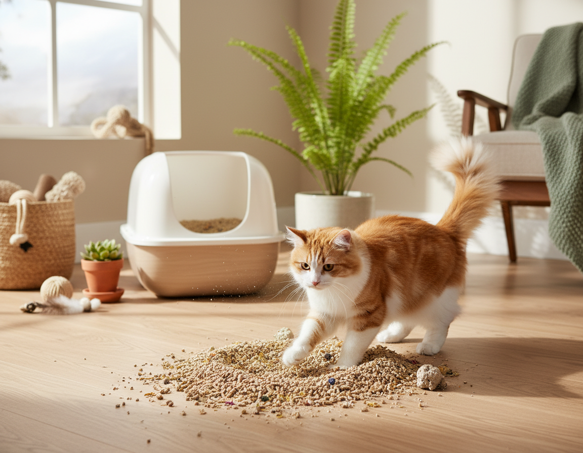 prírodná podstielka pre mačky