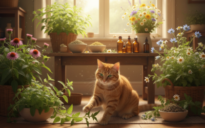 Mačací blog 16 Prírodné posilnenie imunity mačky bylinami – Všetko, čo o tom potrebuješ vedieť!