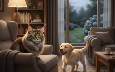 Mačací blog 20 Prispôsobenie mačky novému domácemu zvieraťu – Všetko, čo o tom potrebuješ vedieť!