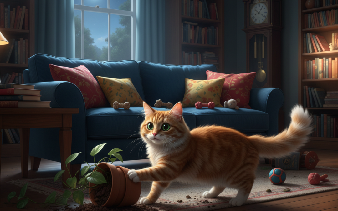 Problémy s nočným správaním mačky – Všetko, čo o tom potrebuješ vedieť!