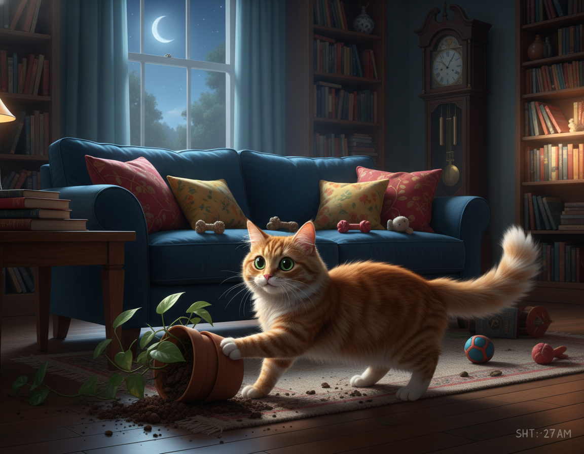 problemy-s-nocnym-spravanim-macky problémy s nočným správaním mačky