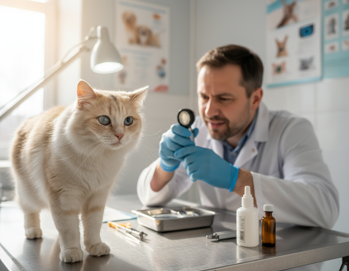 problémy so zrakom u mačiek