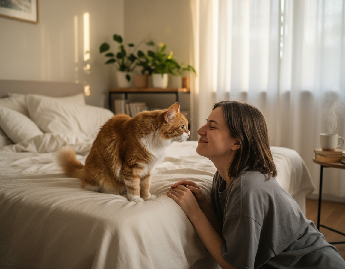 riešenie skorého ranného budenia mačky