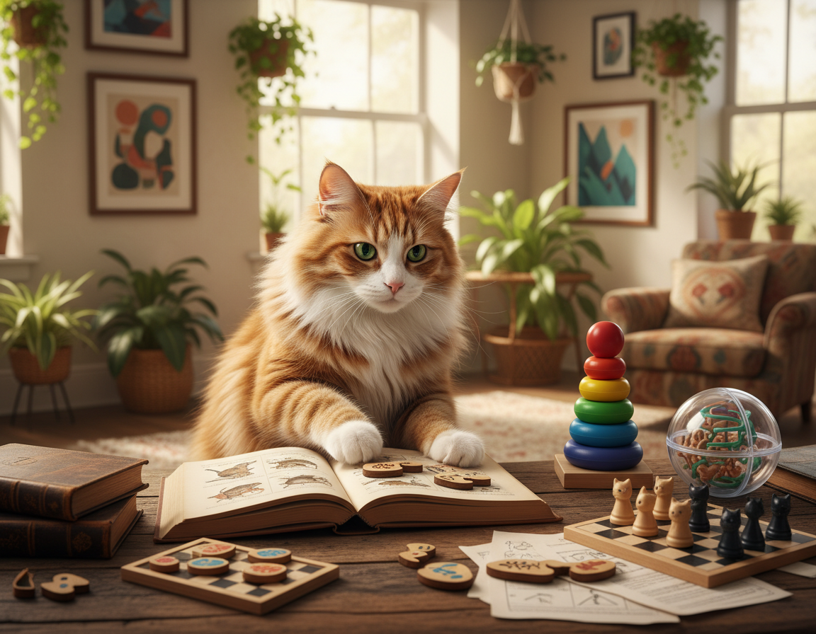 rozvoj inteligencie mačky