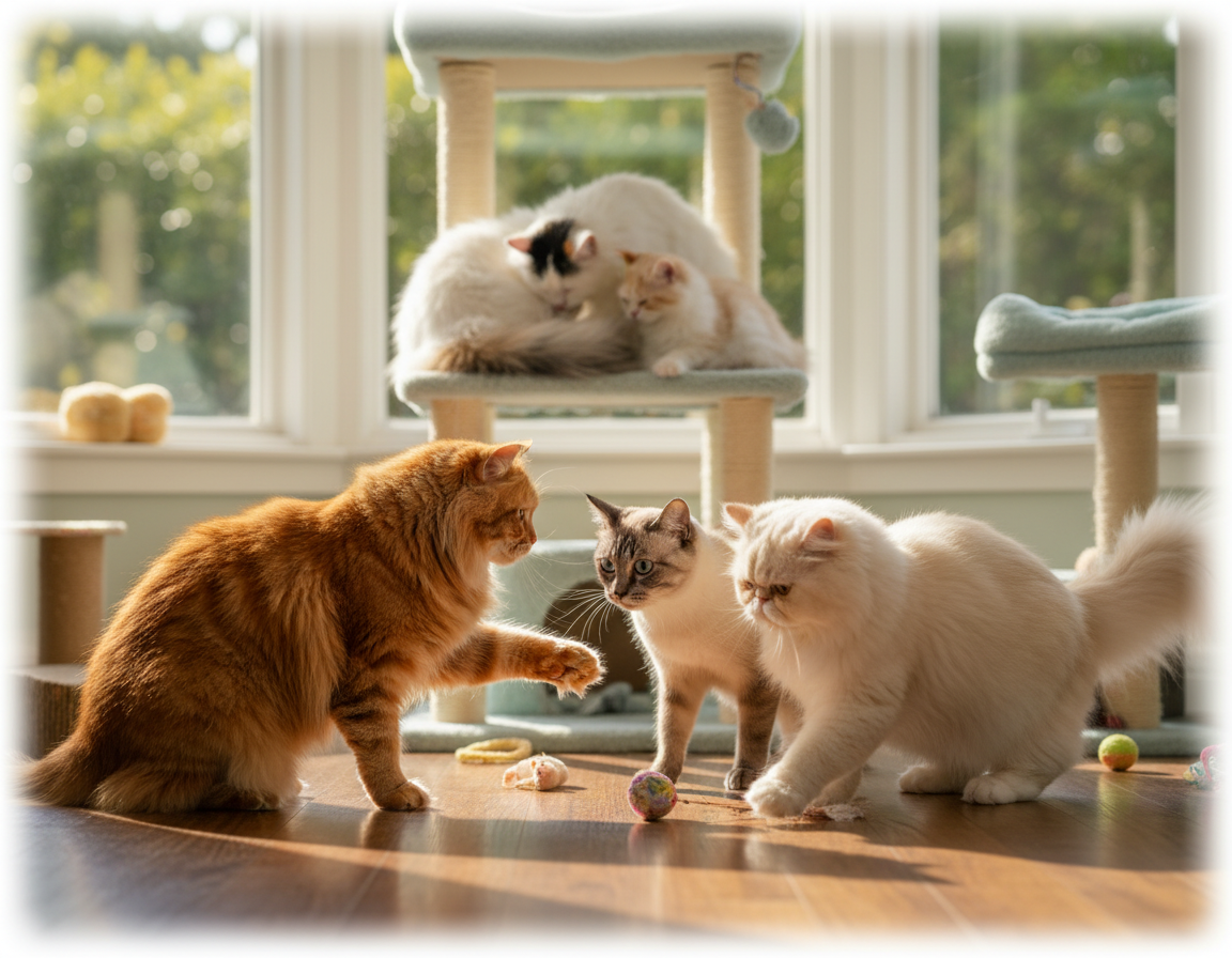 rozvoj-spolocenskeho-spravania-macky rozvoj spoločenského správania mačky