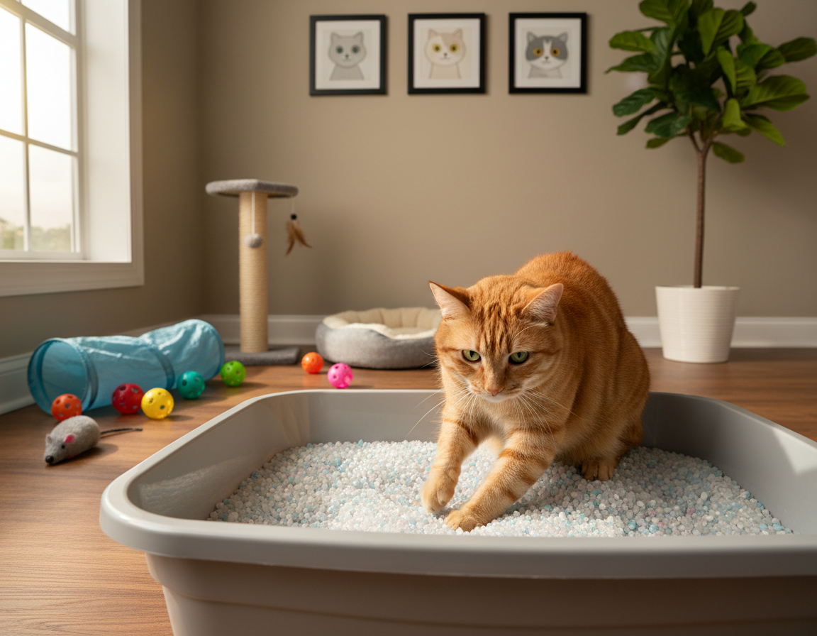 silikónová podstielka pre mačky