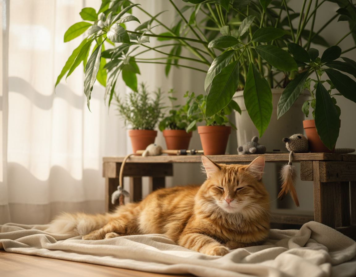 skryté miesta na odpočinok pre mačky