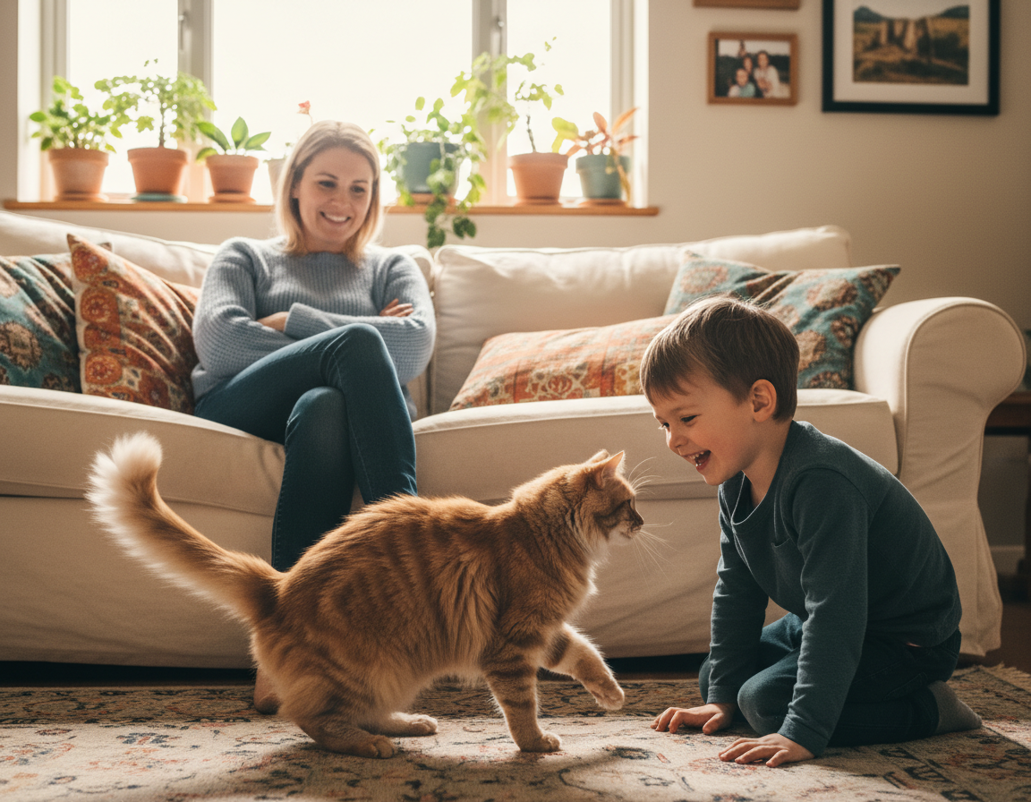 socializácia mačky s ľuďmi