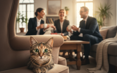 Mačací blog 19 Strach mačky z cudzích ľudí – Všetko, čo o tom potrebuješ vedieť!