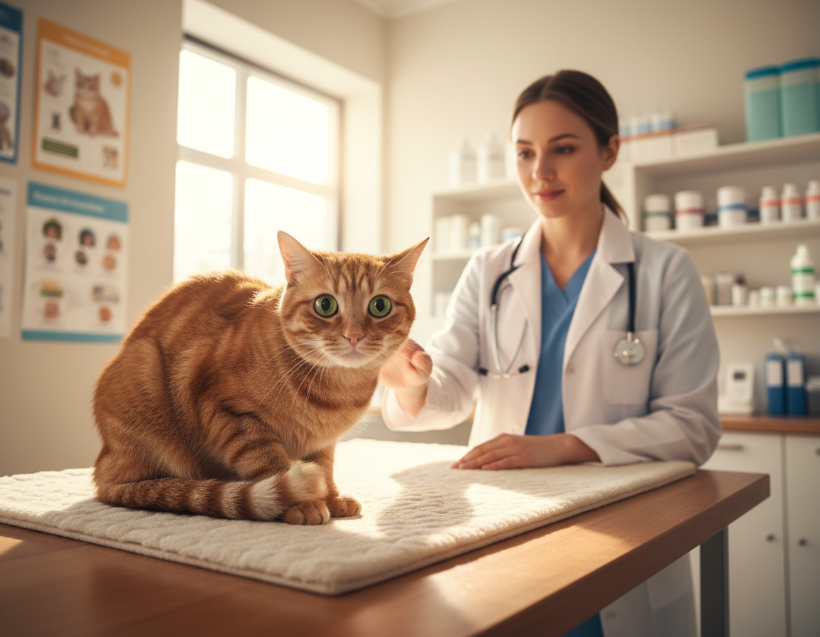 strach mačky z návštevy veterinára