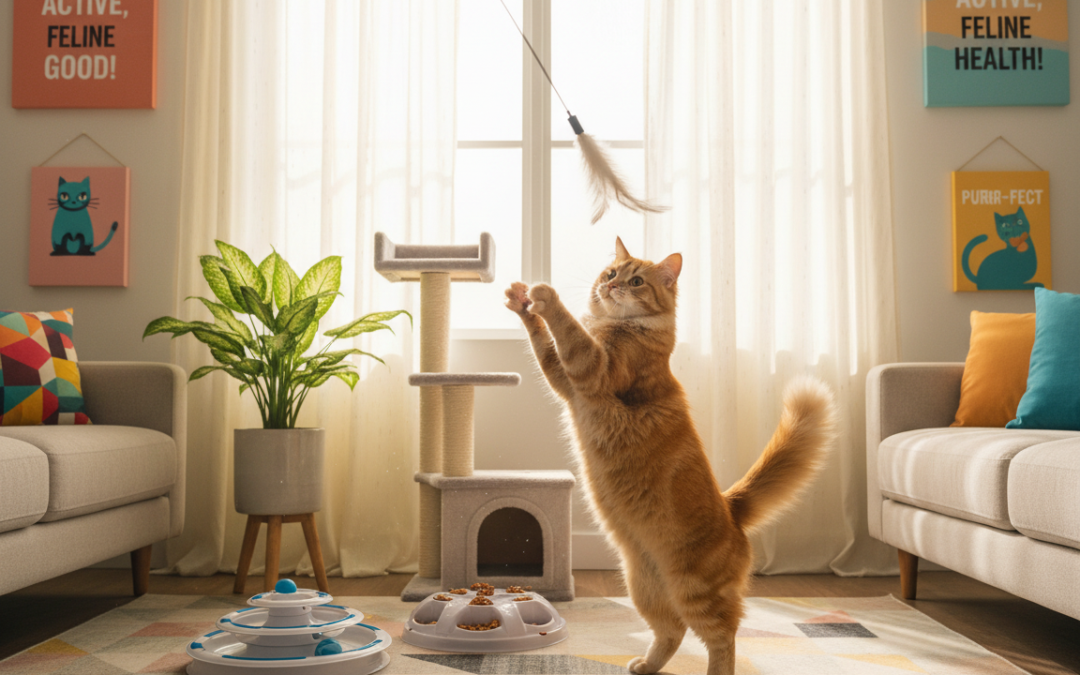 Stratégie proti lenivému životnému štýlu mačky – Všetko, čo o tom potrebuješ vedieť!