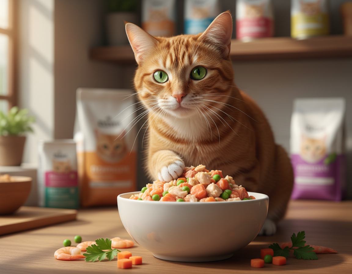 strava bohatá na bielkoviny pre mačku