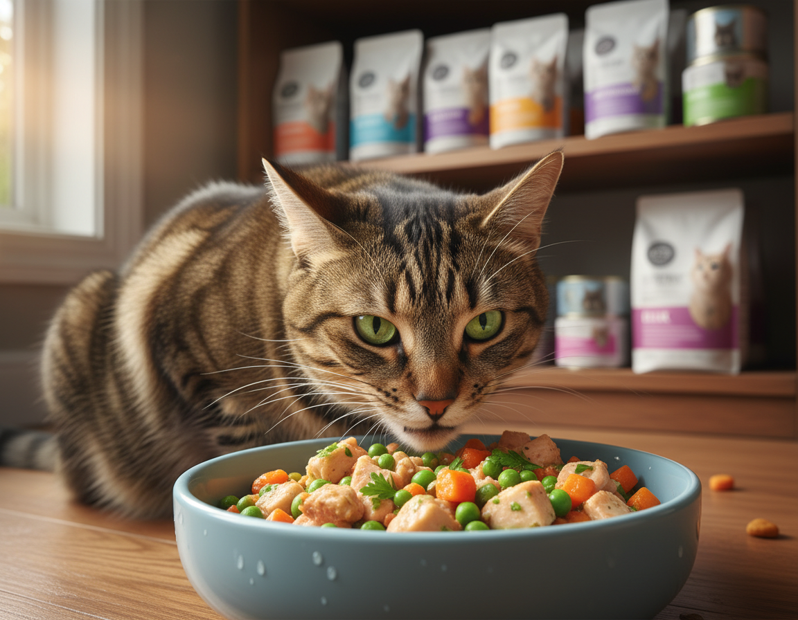 strava bohatá na bielkoviny pre mačky