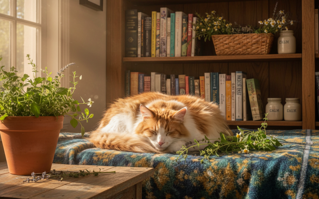 Tlmenie bolesti u mačky bylinkami – Všetko, čo o tom potrebuješ vedieť!