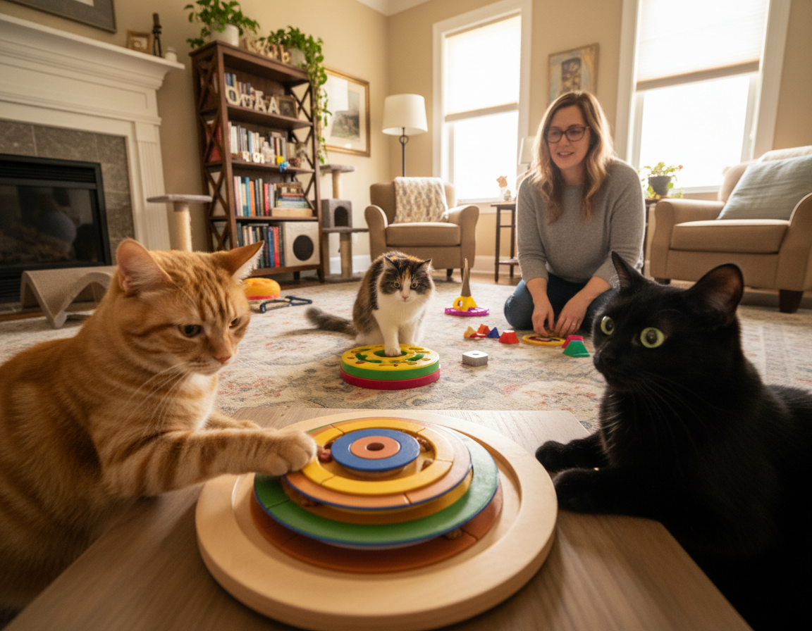 tréning logického myslenia u mačiek