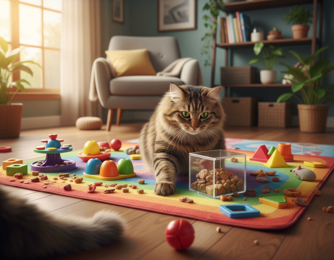 tréning pamäti mačky