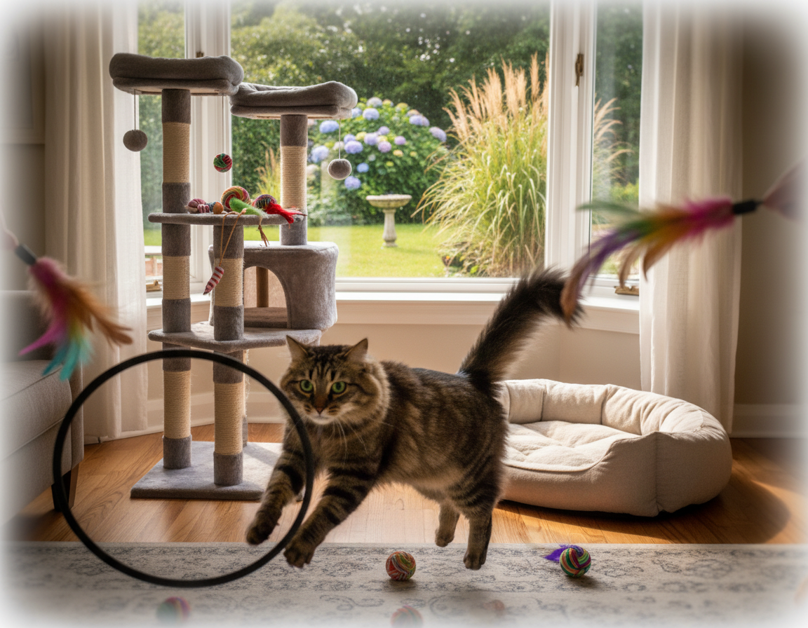 Udržiavanie dennej aktivity mačky – Všetko, čo o tom potrebuješ vedieť!