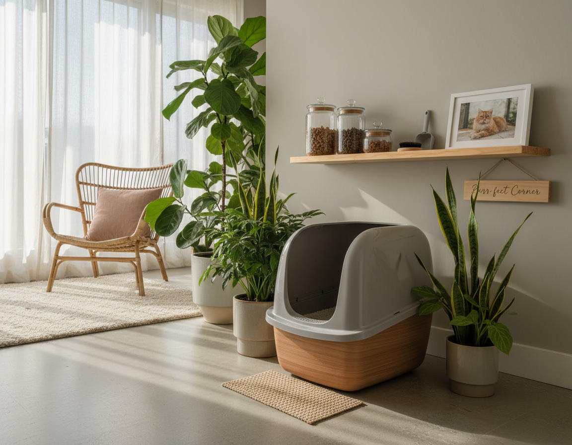 umiestnenie mačacej toalety