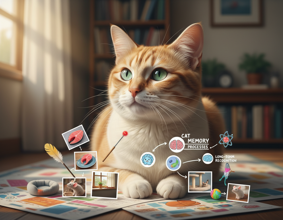 vizuálna pamäť mačky