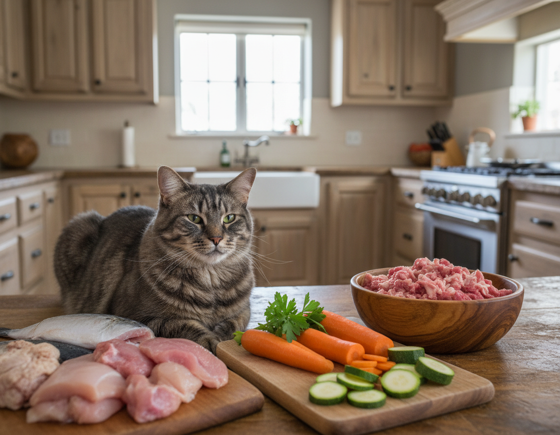 výhody surovej stravy pre mačku