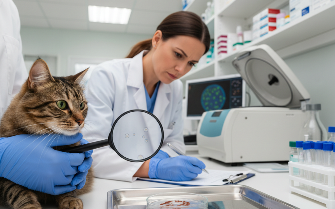 Vyšetrenie na parazity u mačiek – Všetko, čo o tom potrebuješ vedieť!