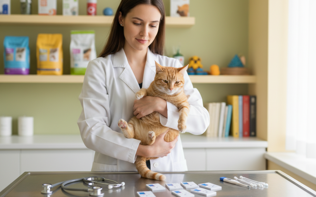 Vyšetrenie na srdcového červa u mačiek – Všetko, čo o tom potrebuješ vedieť!