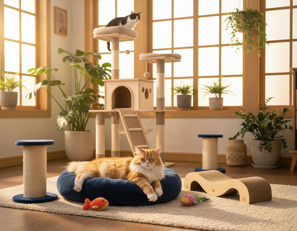 vytvorenie bezpečného domova pre mačku