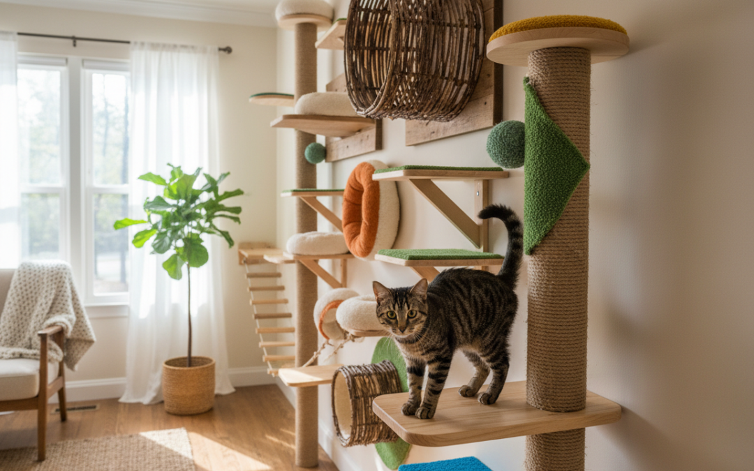 Vytvorenie lezeckej steny pre mačky – Všetko, čo o tom potrebuješ vedieť!