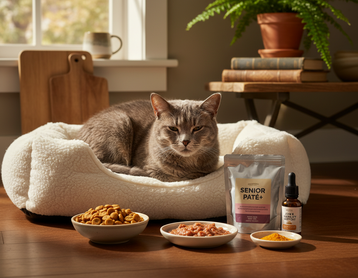 výživové potreby staršej mačky