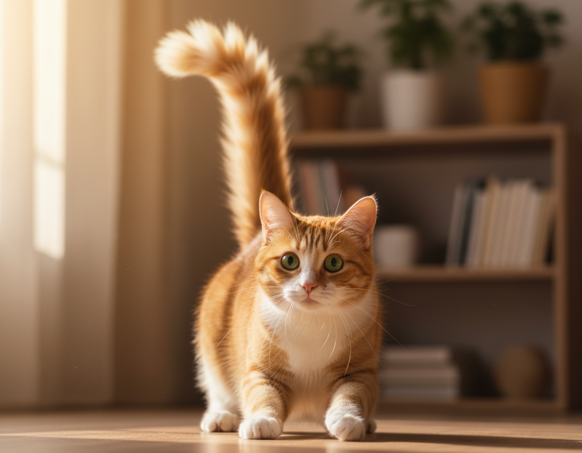 význam pohybov chvosta u mačky