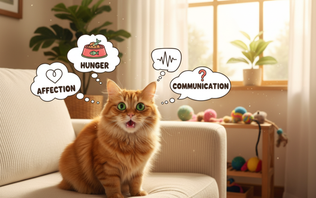 Významy mňaukania mačky – Všetko, čo o tom potrebuješ vedieť!