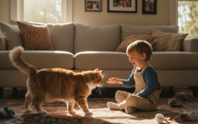 Mačací blog 21 Vzťah mačky s novým členom rodiny – Všetko, čo o tom potrebuješ vedieť!