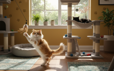 Mačací blog 23 Zariadenie priestoru na hru pre mačku – Všetko, čo o tom potrebuješ vedieť!