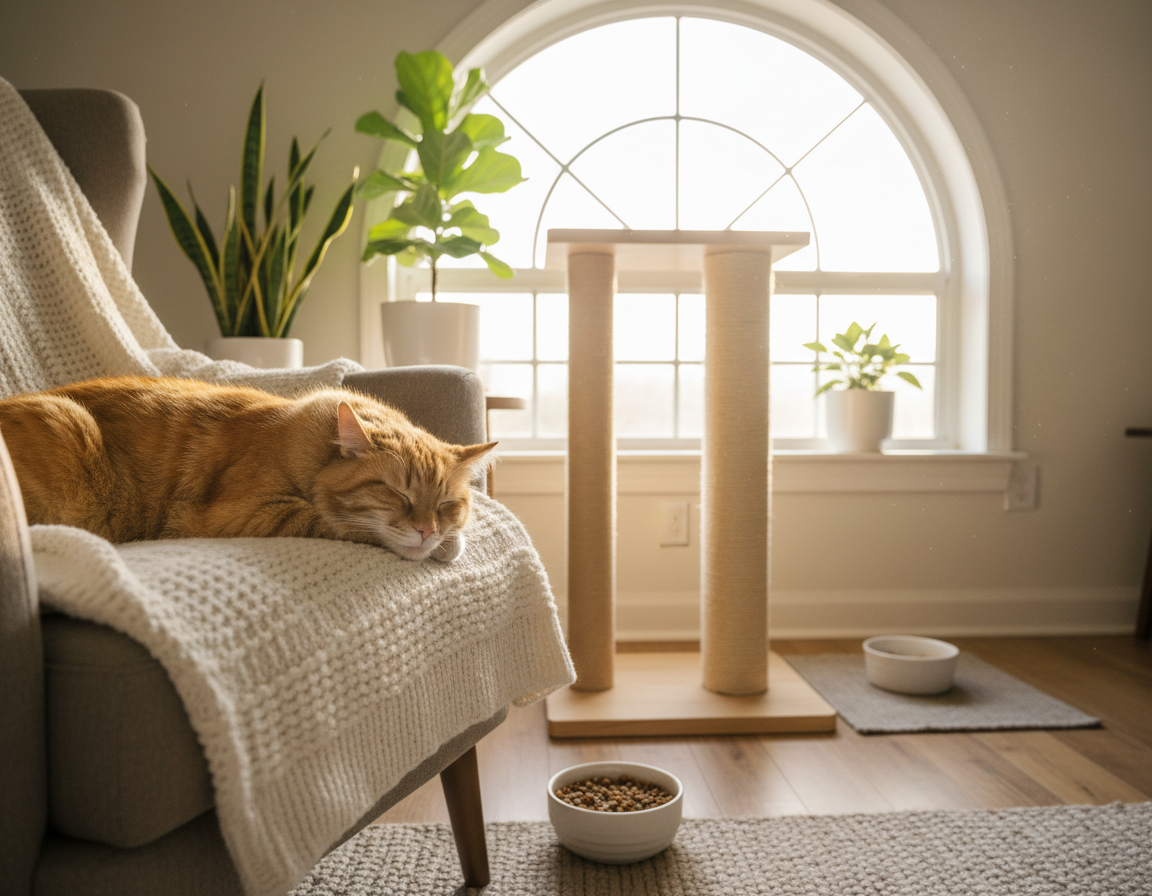 zníženie separačnej úzkosti u mačiek