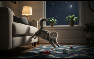 Zvládanie nočnej potreby pohybu u mačky – Všetko, čo o tom potrebuješ vedieť!