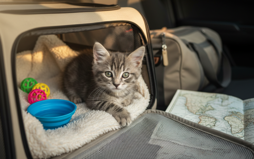 Zvykaniu mačky na cestovanie v mačiatkovskom veku – Všetko, čo o tom potrebuješ vedieť!