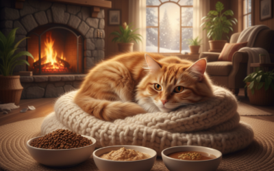 Zvýšená potreba kalórií u mačky v zime – Všetko, čo o tom potrebuješ vedieť!