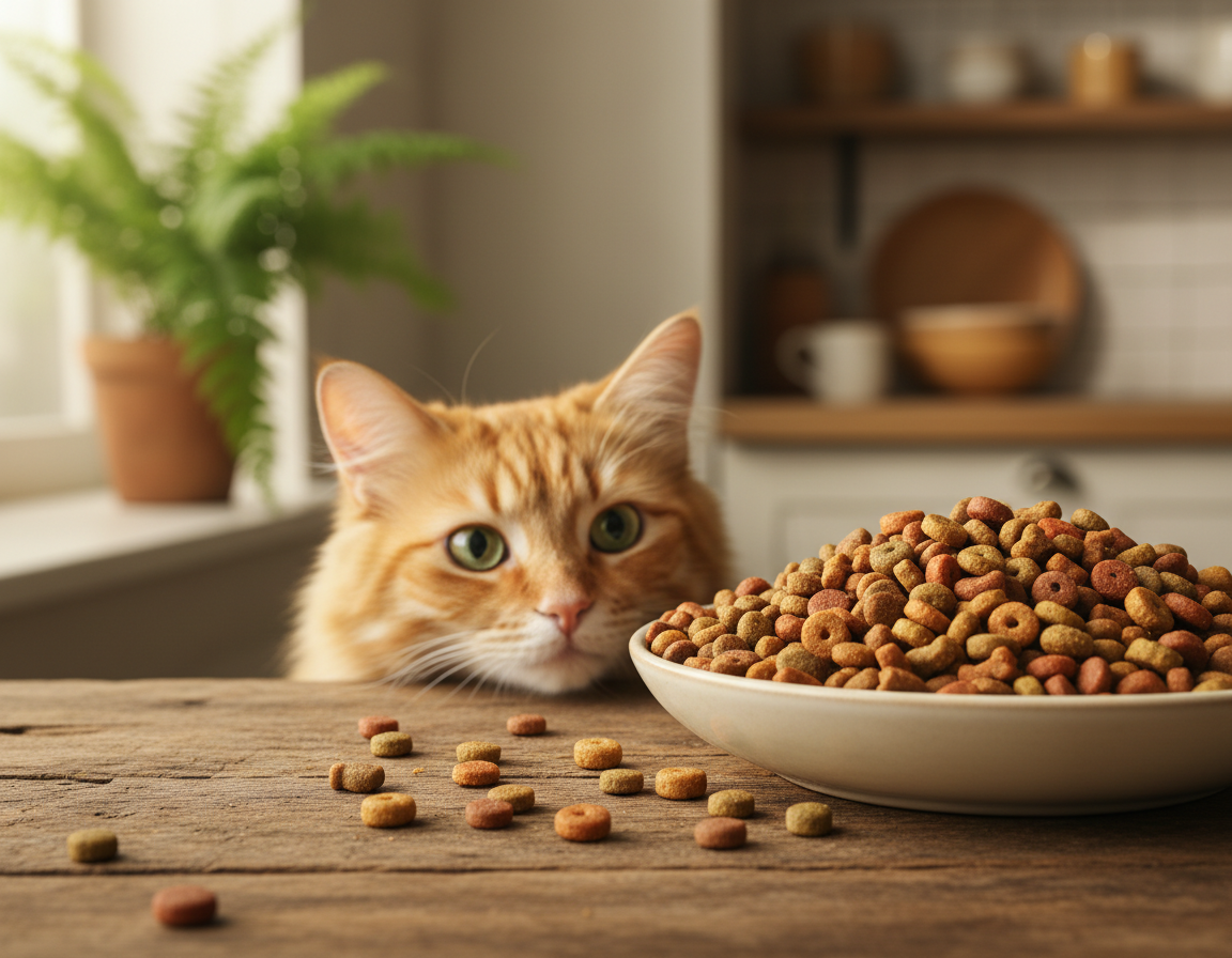 bezobilninové krmivo pre mačky